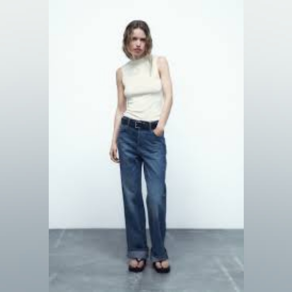 Zara VISCOSE TOP - Picture 2 of 4